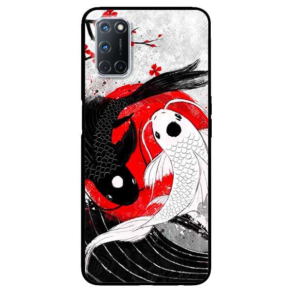 Ốp lưng dành cho Oppo A52 - Oppo A72 - Oppo A92 - Cá Chép Đen Trắng