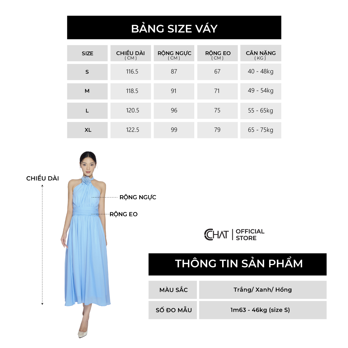 Đầm Nữ Kiểu Cổ Yếm Rúm Xòe Ôm Eo Chất Voan Cao Cấp Mềm Mịn 53VSV2004XT