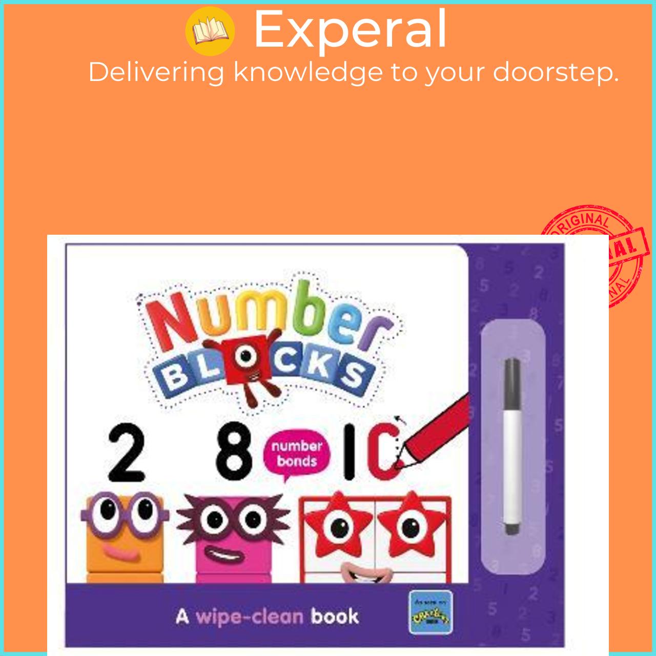 Sách - Numberblocks Number Bonds: A Wipe-Clean Book by Sweet Cherry Publishing