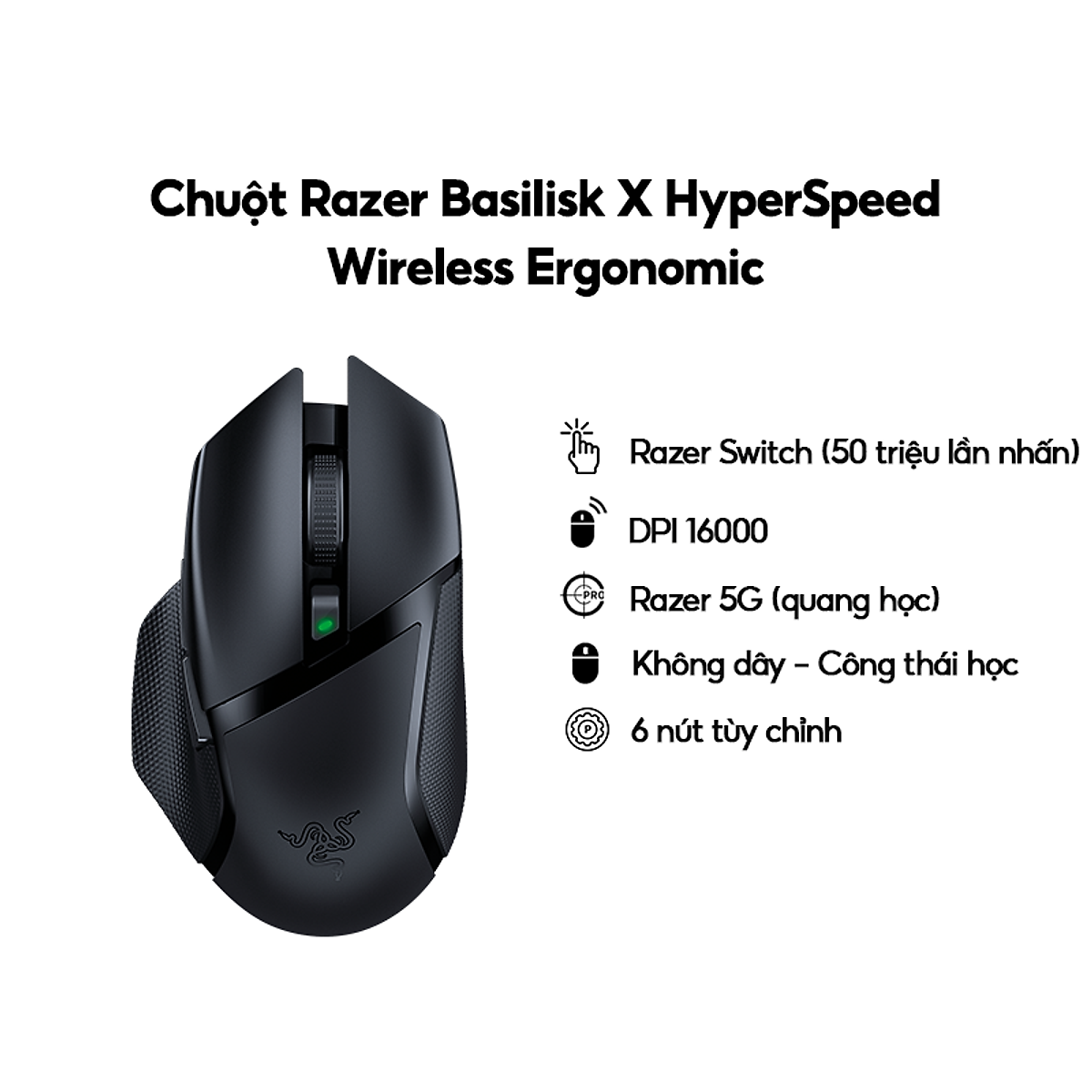 Chuột Razer Basilisk X [Mới, hàng chính hãng]