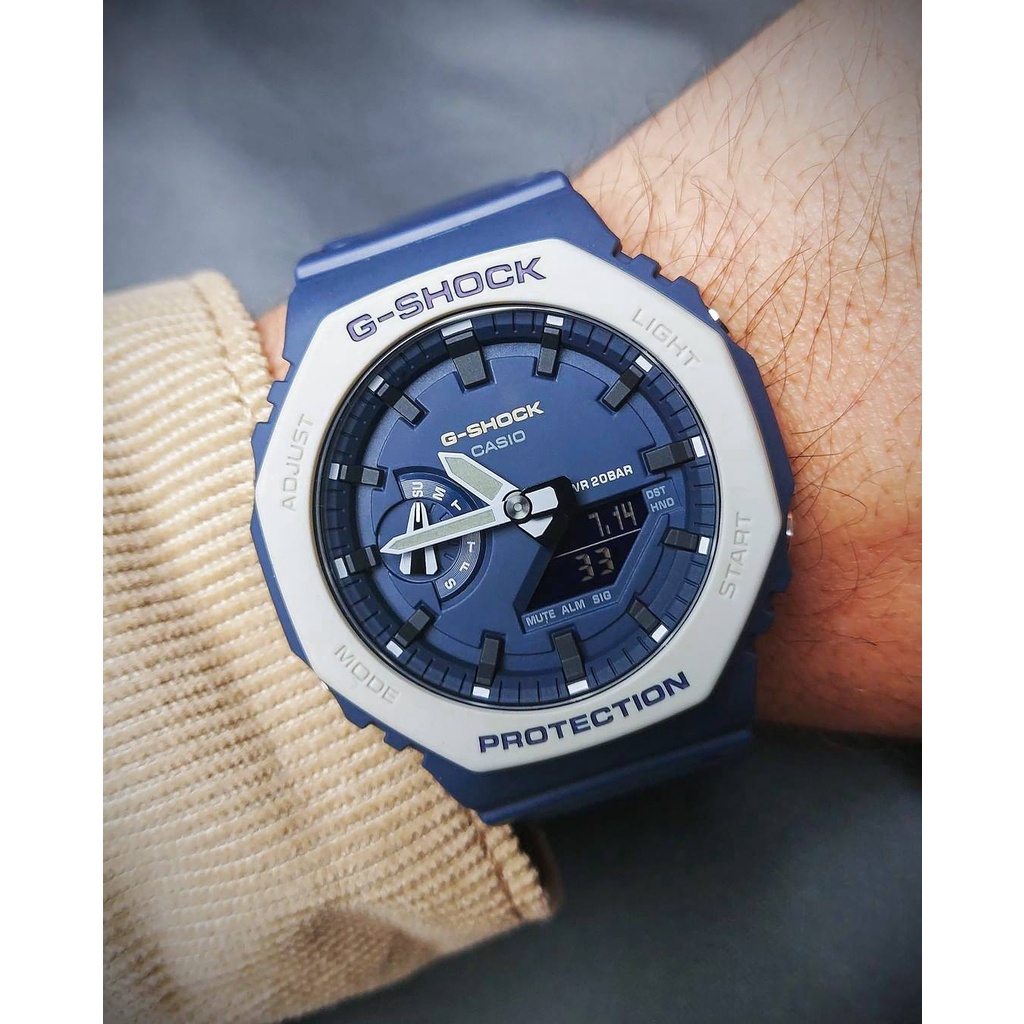 Đồng hồ nam G-Shock Casio Anh Khuê bảo hành 5 năm GA-2100 GA-2110ET-2ADR