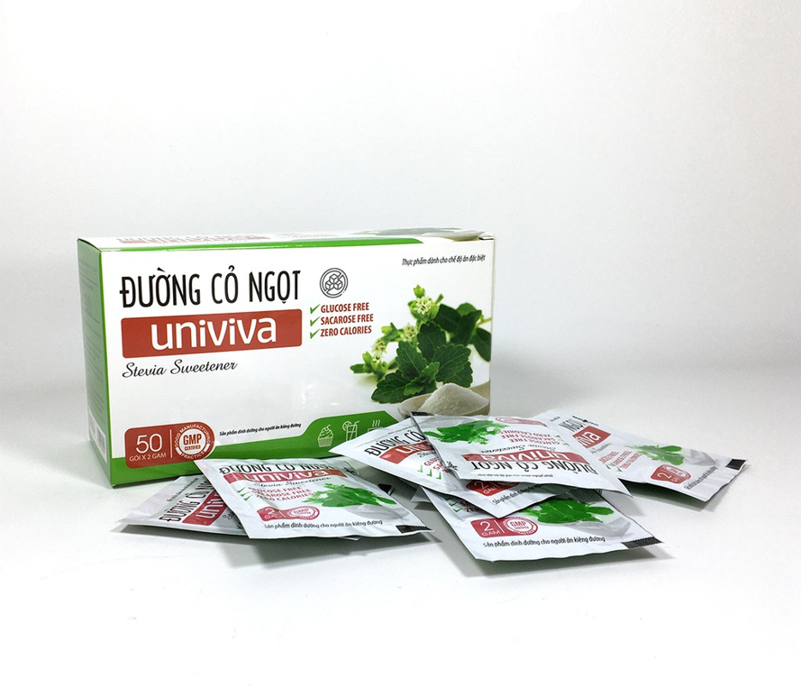Đường Ăn Kiêng UNIVIVA - Chiết Xuất Từ Lá Cỏ Ngọt - Dành Cho Người Ăn Kiêng, Bệnh Đường Huyết