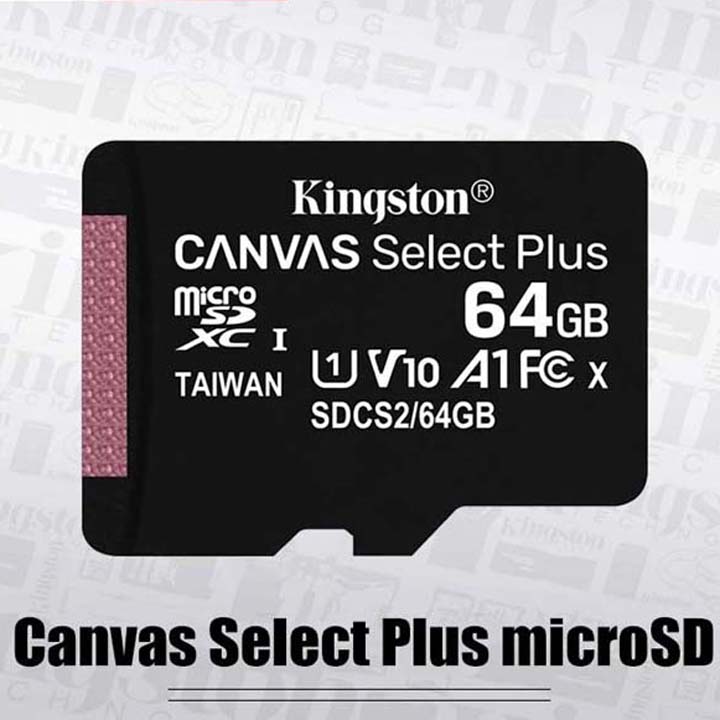 Thẻ Nhớ Kingston 64GB Micro SD Class 10 SDCS2/64GBSP hàng chính hãng