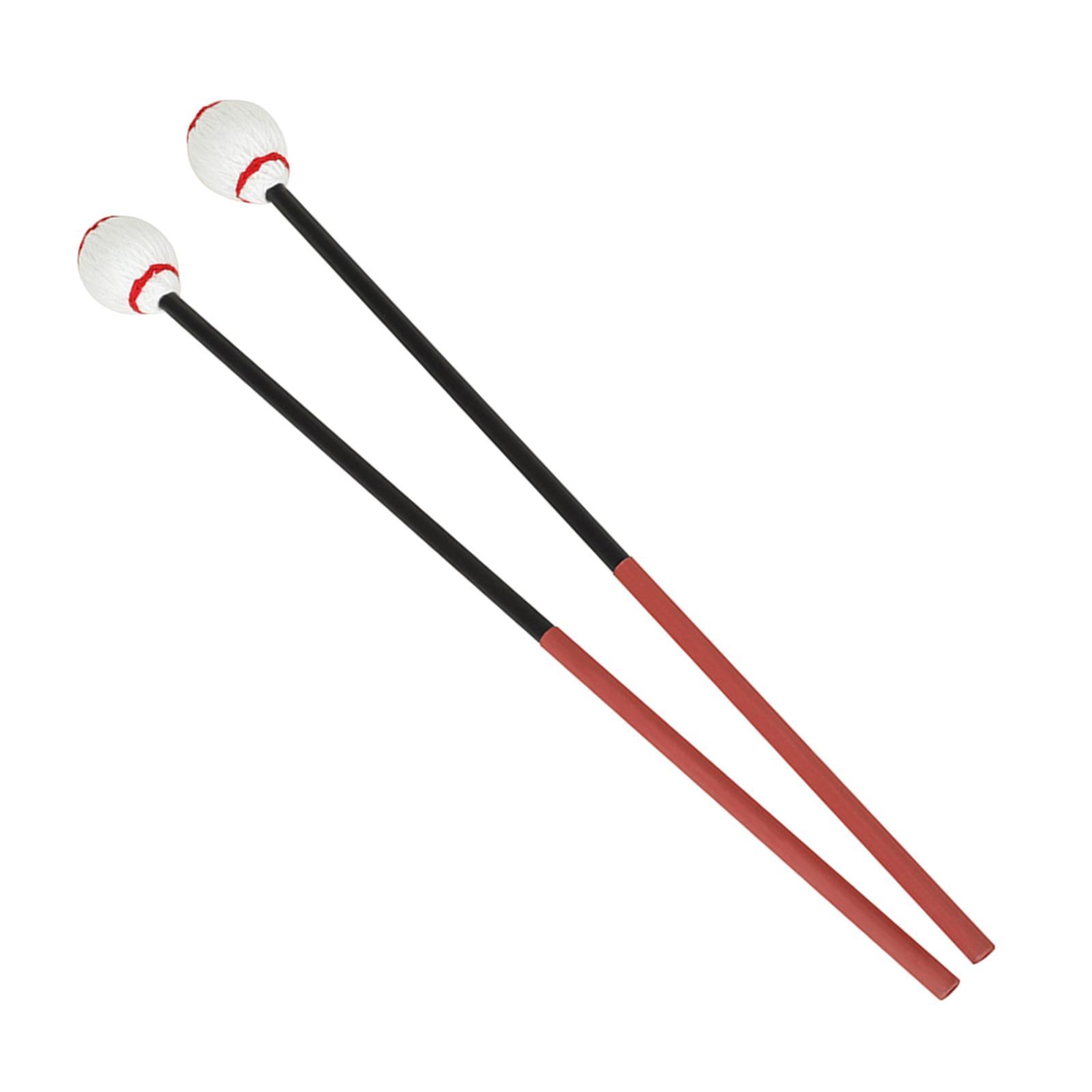 2 Pairs Marimba Mallet Sticks for Wood Block Chime