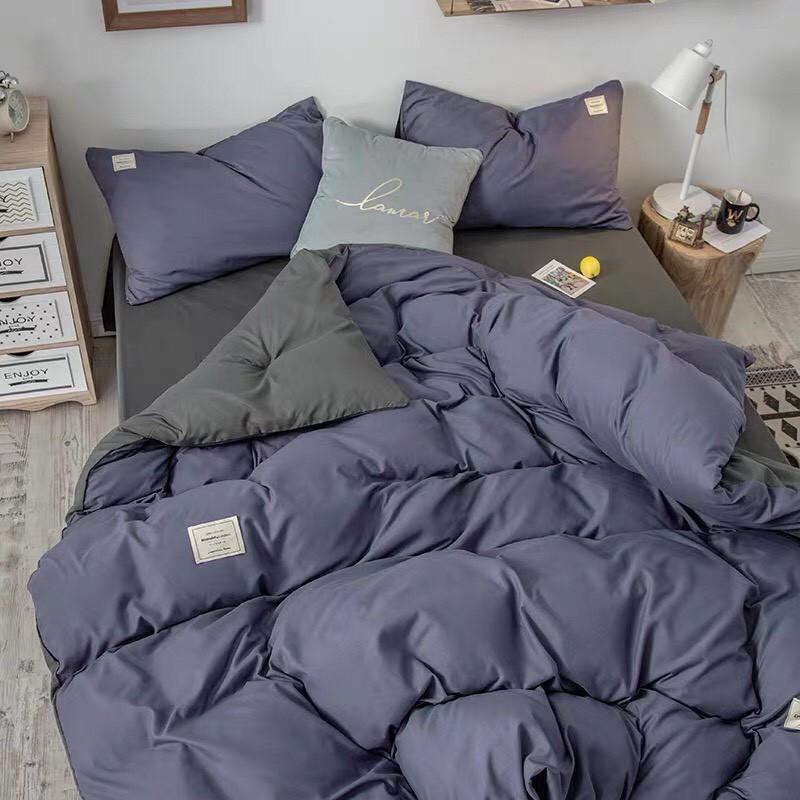 BỘ 4 MÓN CHĂN GA GỐI HÀN QUỐC CHẤT LIỆU COTTON NHIỀU MẪU ĐẸP