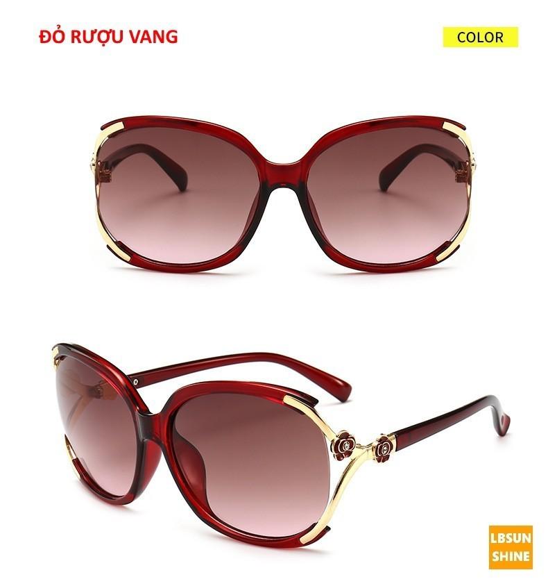Kính Mát Nữ Gọng Bông Hoa Xinh Chống UV Hàn Quốc K16