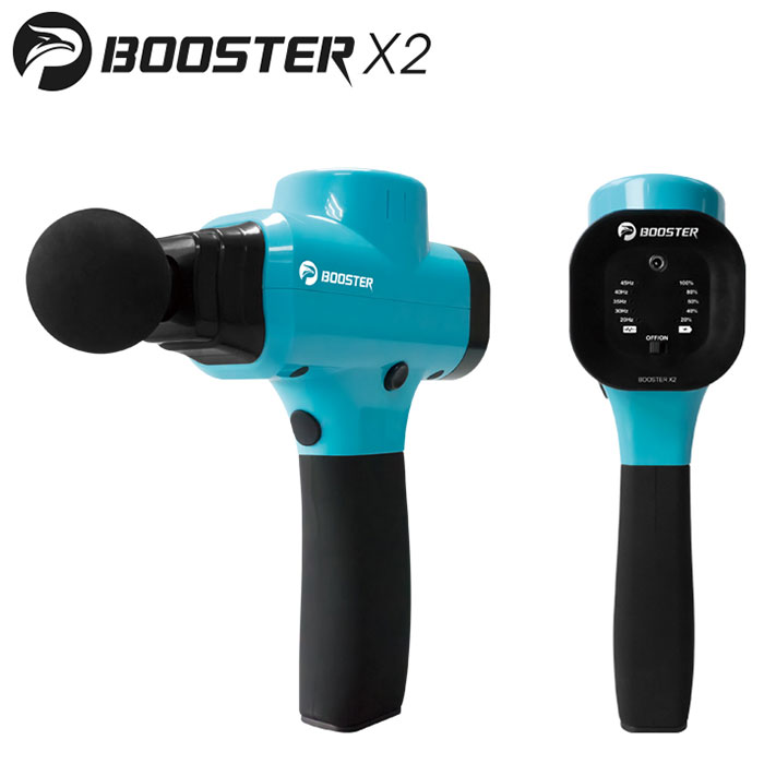 Súng massage gun cầm tay giảm đau nhức căng cơ Booster X2 - 100W, Pin rời