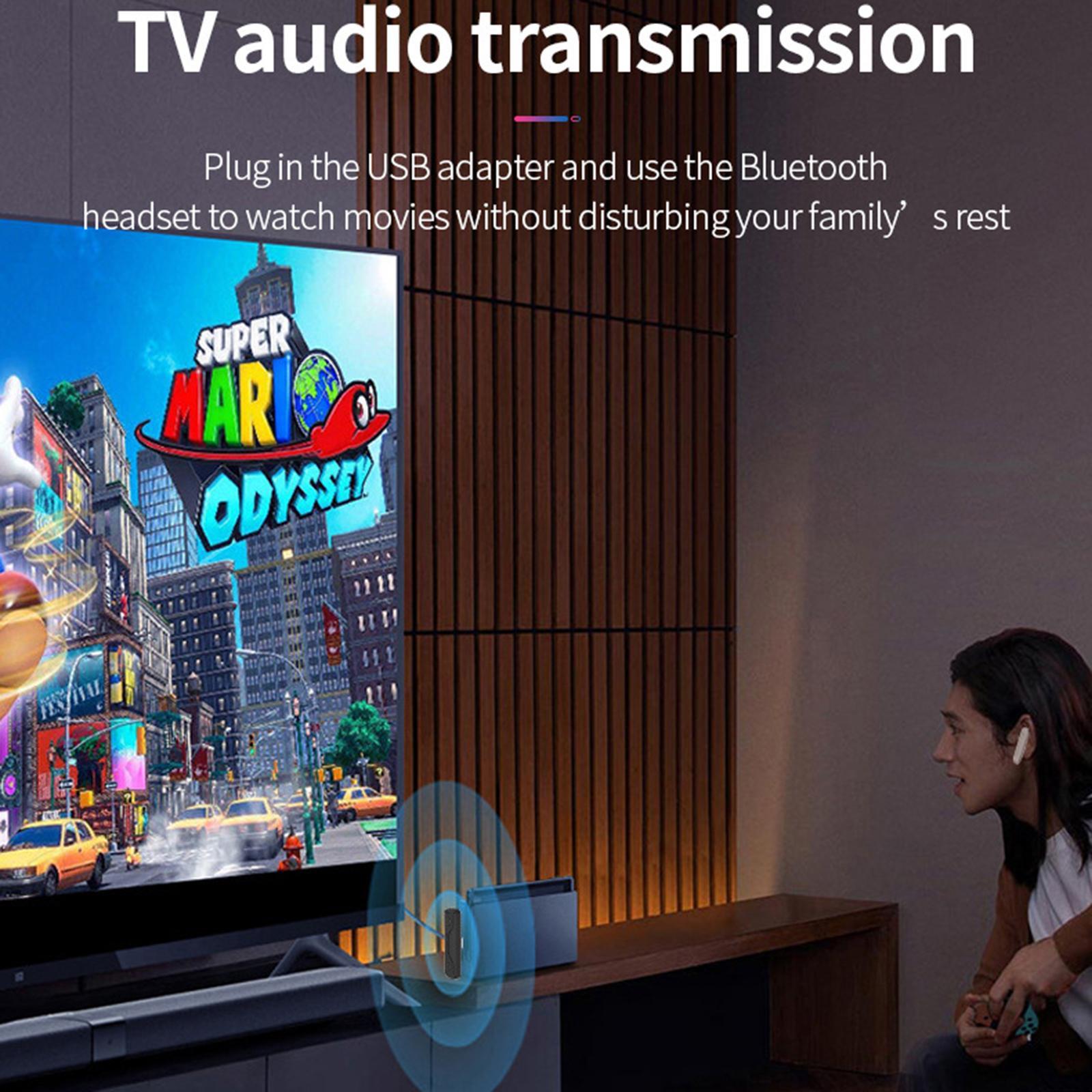 Bluetooth Adapter USB C to A Converter Low Latency   Switch Laptop PC