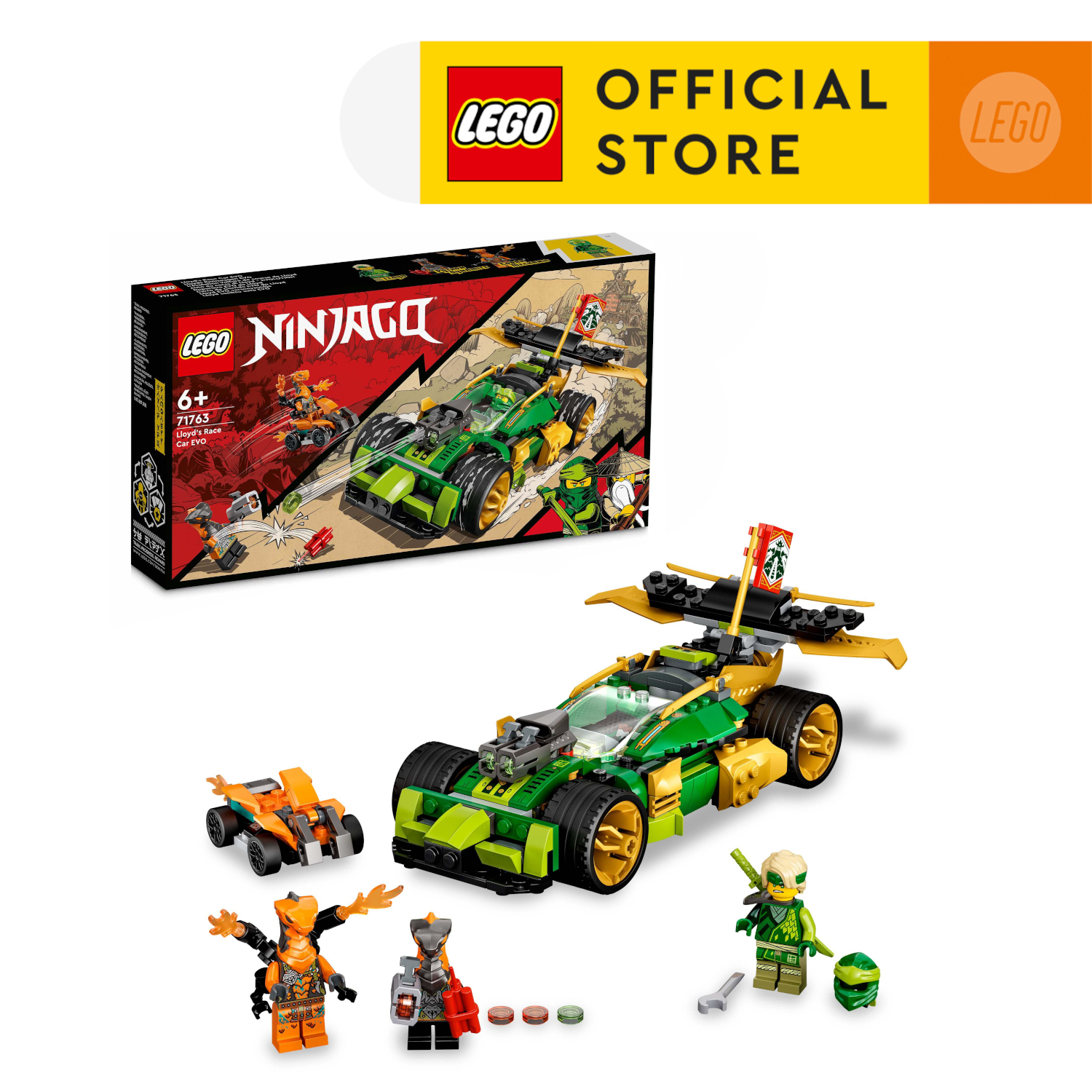 LEGO Ninjago 71763 Xe đua tốc độ của Lloyd