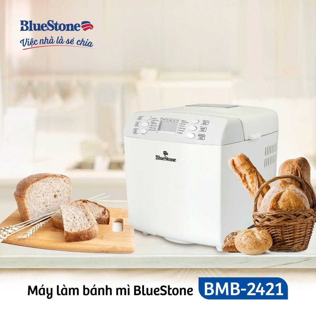 Máy Làm Bánh Mì Bluestone BMB-2421,Công Suất 550W, 12 Chế Độ Tự Động, Hàng chính hãng