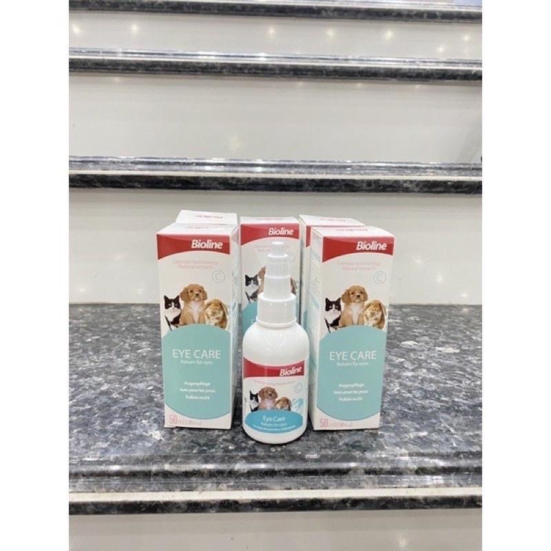 Nhỏ mắt Bioline giảm đau mắt chống chảy nước mắt cho chó mèo