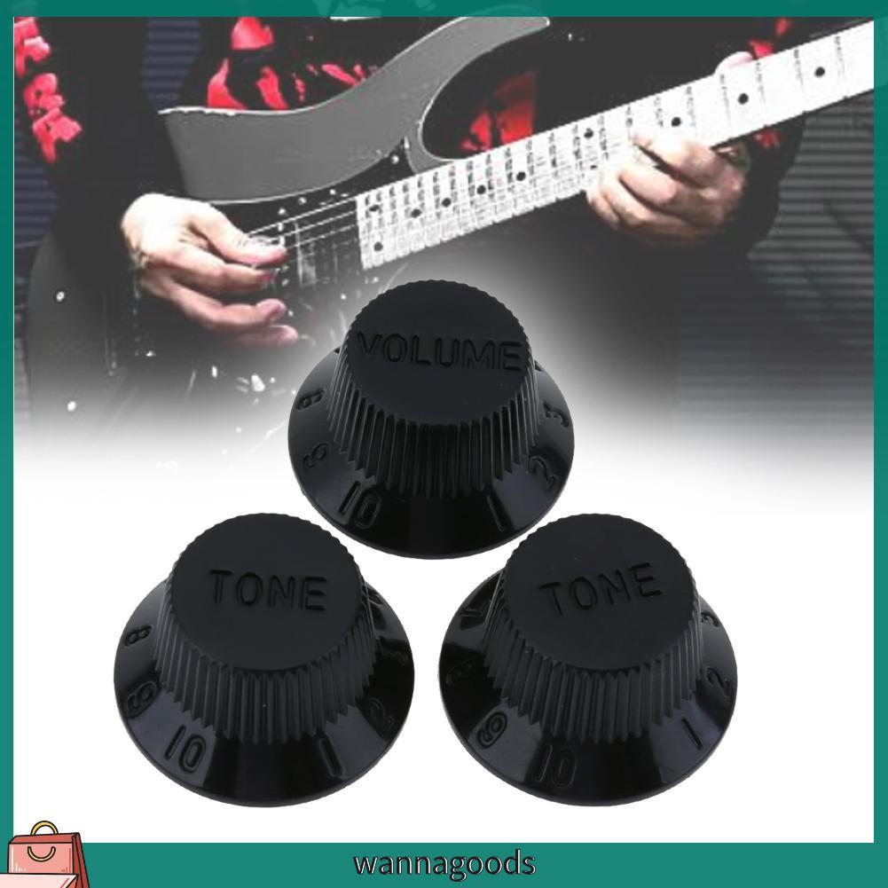 Set 3 Nắp Vặn Điều Chỉnh Âm Lượng Đàn Guitar Điện