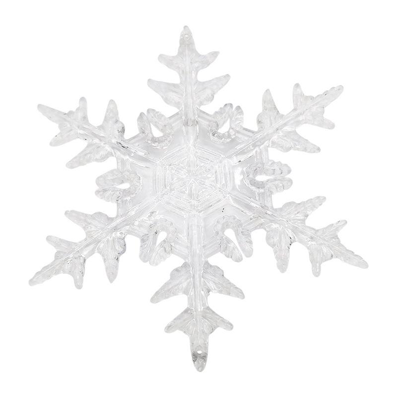 Bông tuyết làm từ acrylic trong suốt trang trí cây thông giáng sinh