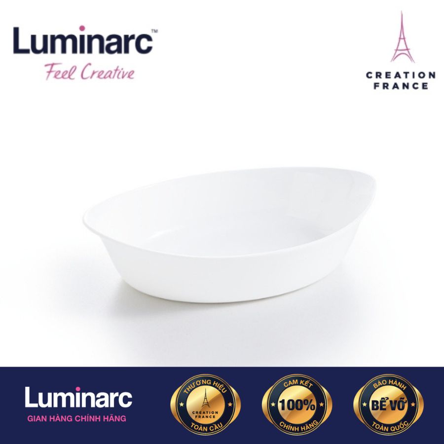 Khay Nướng Smart Cuisine Blanc Oval Dish 25x15cm- LUKHP0886