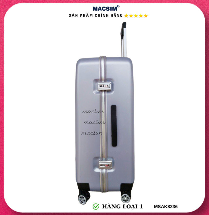 Vali cao cấp Macsim Aksen hàng loại 1 MSAK8236 cỡ 28 inch