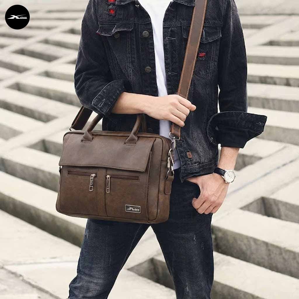 Cặp Công Sở Xbags Lavish XB4301 - Cặp Da Laptop Cao Cấp, Chống Sốc, Thiết Kế Thời Trang, Đường May Chắc Chắn, Bảo Hành 12 Tháng
