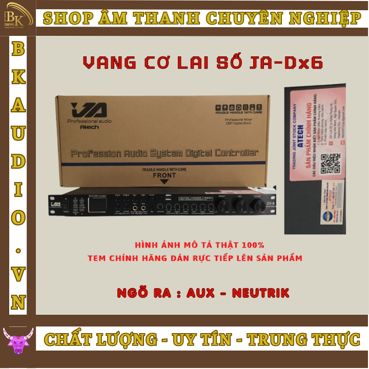 Bộ vang cơ  JA - DX6  Professional audio cao cấp cho âm thanh cực đỉnh