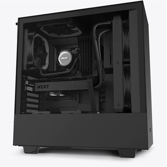 Vỏ Case Máy Tính NZXT H510 Màu Đen Sần - Hàng Chính Hãng