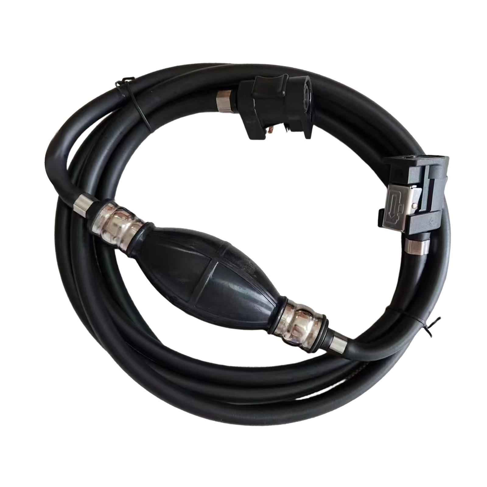 Outboard Boat Fuel Line with Bulb for Outboard Marine Boat Motor