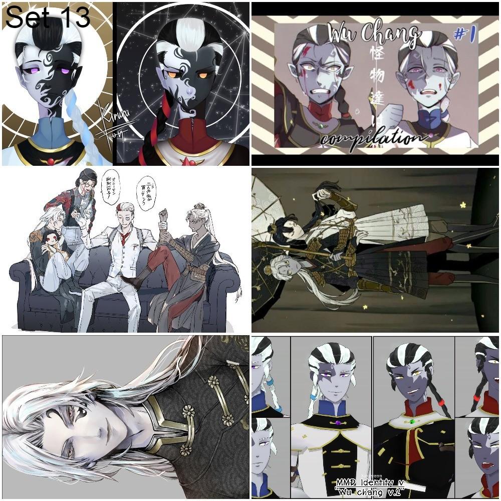 Bộ 6 Áp phích - Poster Identity V - Nhân Cách Thứ 5   - A3,A4,A5