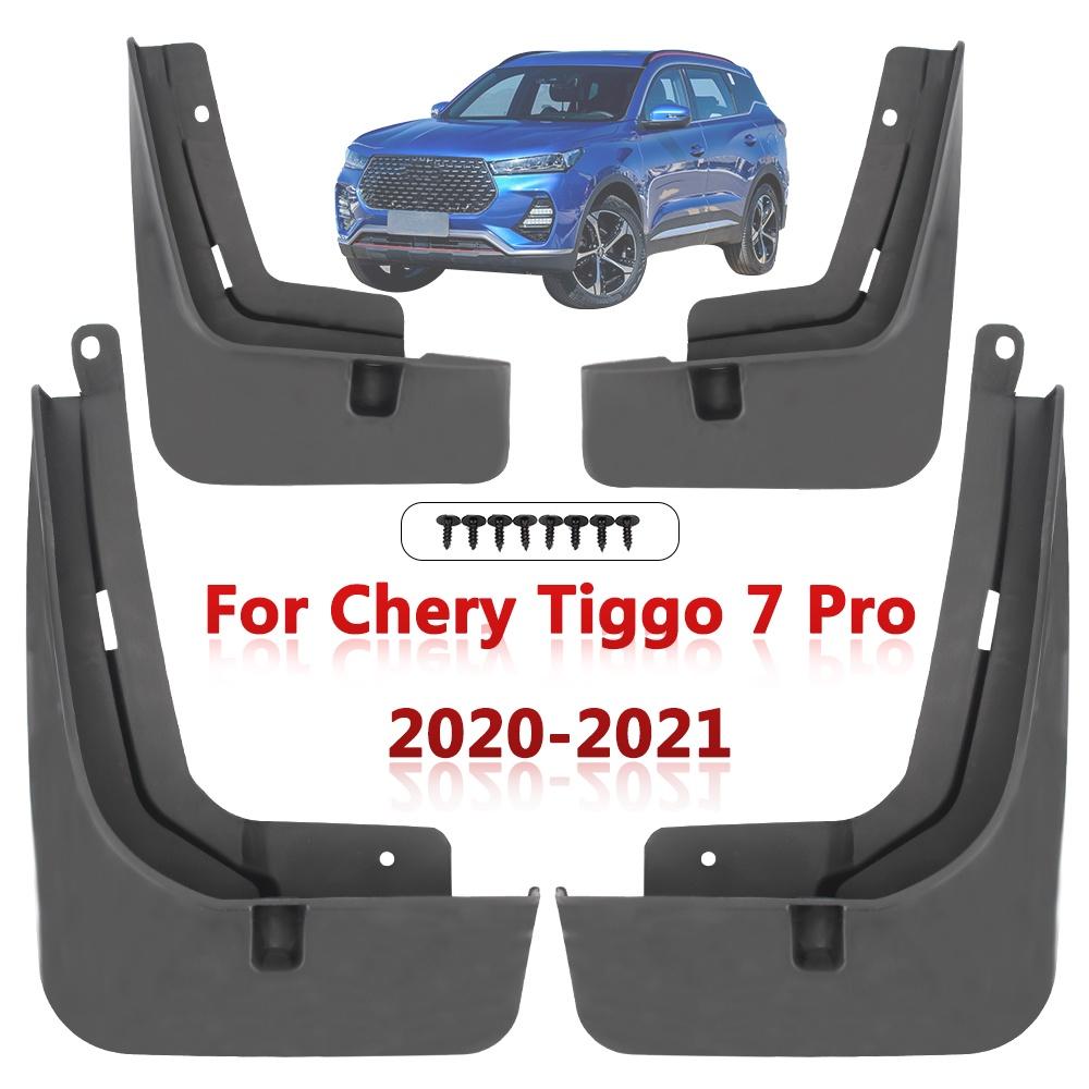 FENDER Set 4 tấm chắn bùn màu đen cho xe Chery Tiggo 7 Pro 2020-2021