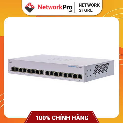 Switch Cisco CBS110-16T-EU Chính Hãng 16-port GE