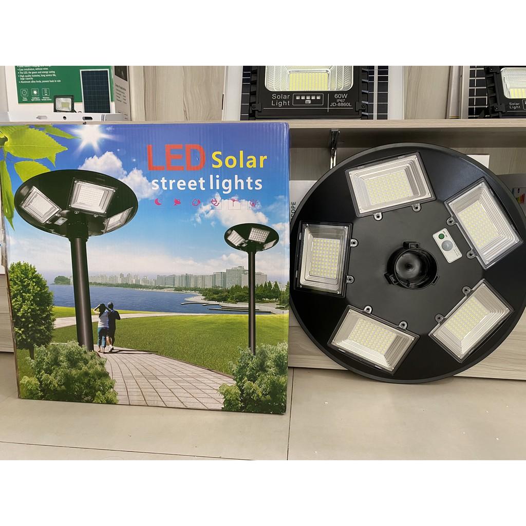 Đèn sân vườn, đèn đĩa bay năng lượng mặt trời Jindian UFO500 Công suất 250W Khung ABS