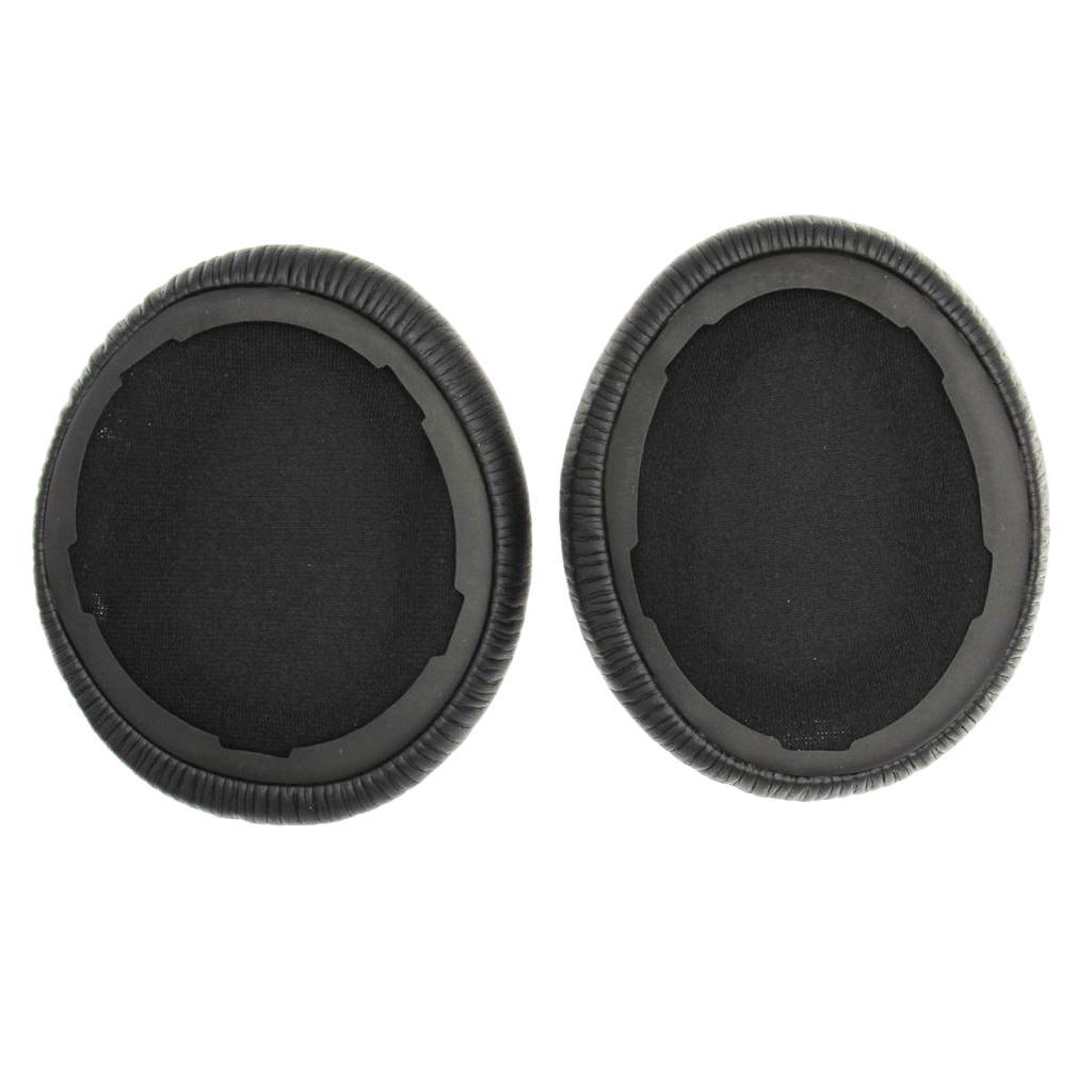 2Pairs Memory Foam Ear Pads Cushion Covers for MDR-10RBT MDR-10R
