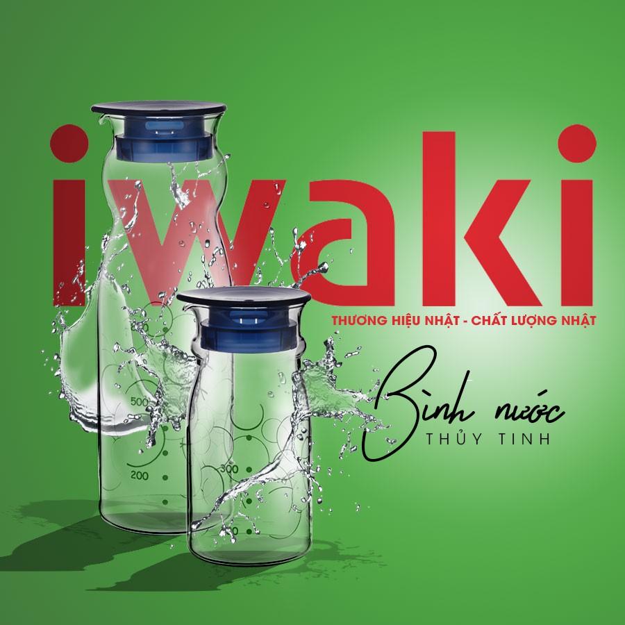 BÌNH NƯỚC THỦY TINH CHỊU NHIỆT IWAKI 600ml - 1300ml
