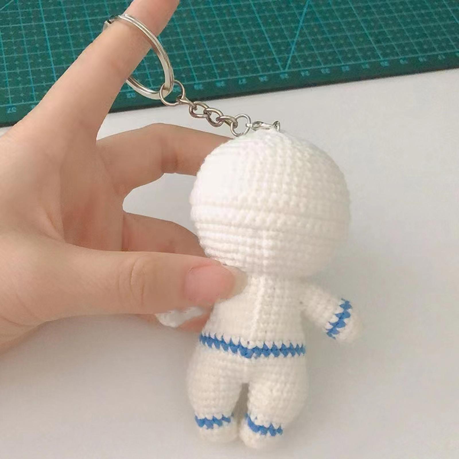 Handmade Crochet Kit for Beginner Crocheting Crafts Make Your Own Doll Starter Pack Hand Knitting Toy Accessories DIY for Experts Knitting