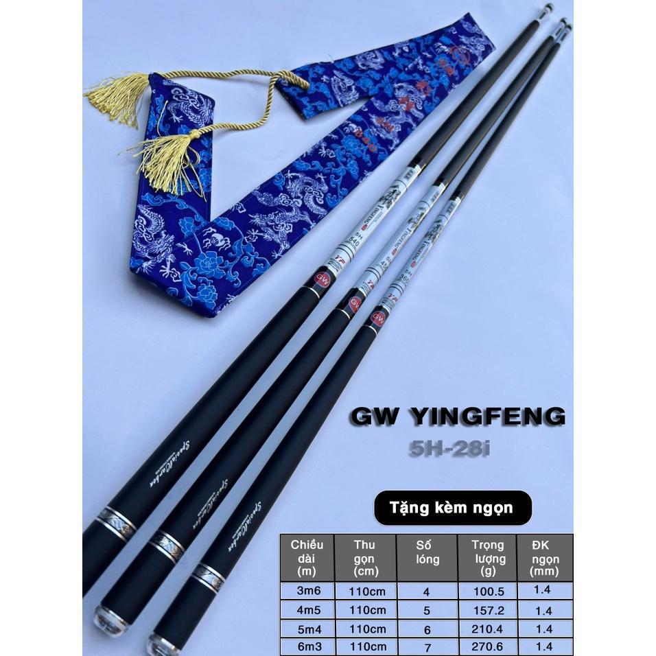 cần câu tay gw yingfeng 5h bản 2023 thông số trên ảnh ,cần gw tặng kèm ngọn ANam-Fishing