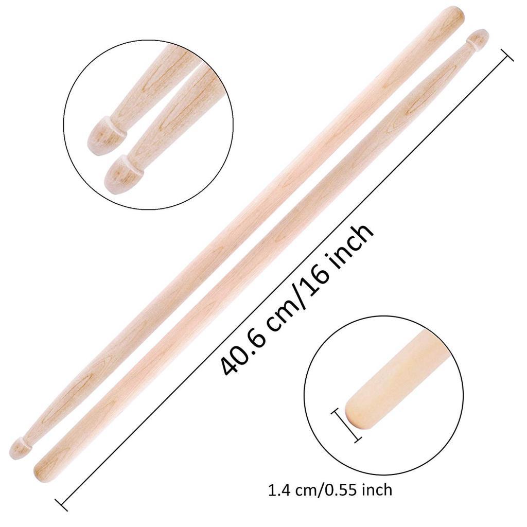 Phép Lạ Chiếu Gỗ 5A Dùi Trống & Dây Bàn Chải & Cần Cắm Bàn Chải Phụ Kiện Trống Phần