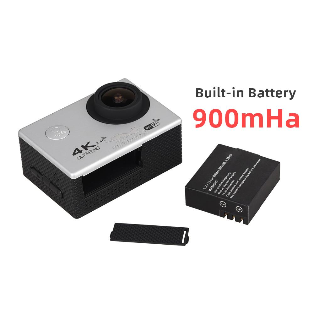 Waywalkers Action Camera Ultra HD 4K 30fps WiFi 2.0 inch 170d dưới nước Máy ảnh Mũ bảo hiểm không thấm nước