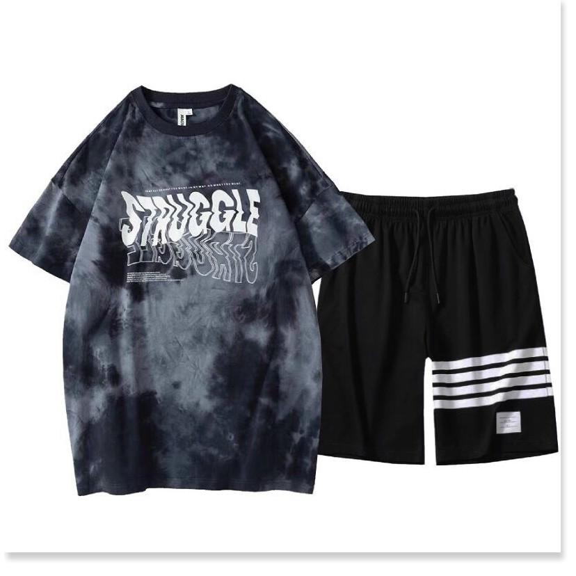SET BỘ ĐỒ THUN HÈ NGẮN THỂ THAO CỰC CHẤT THỜI TRANG KING FASHION
