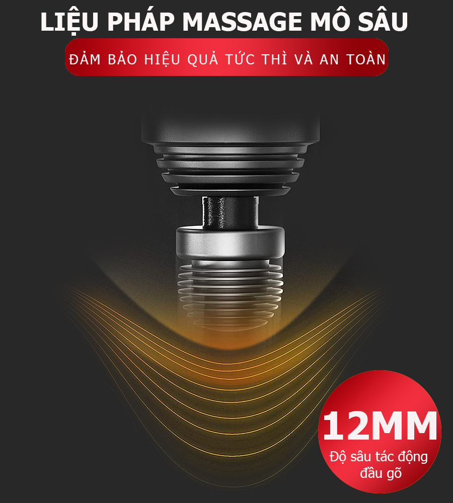 Súng massage toàn thân OKACHI LUXURY JP-i5 Pro