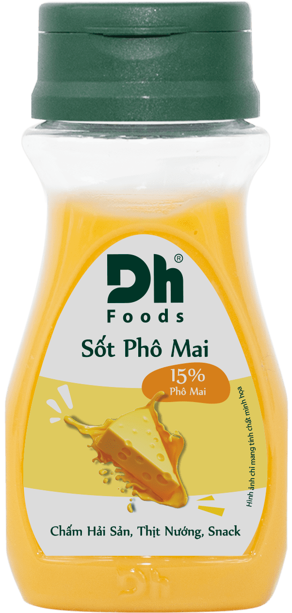 Hình ảnh Sốt Phô Mai Dh Foods 100gr - gia vị 14% phô mai tươi béo ngậy ăn kèm mỳ Ý, khoai tây chiên, sốt chấm hải sản đồ nướng