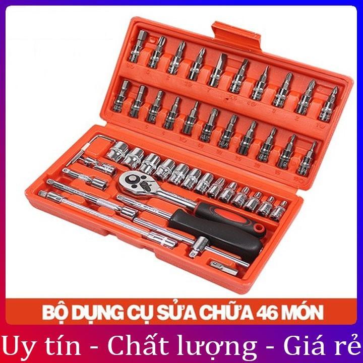 Bộ Dụng Cụ Mở Bu Lông Ốc Vít Đa Năng Sửa Chữa 46 Chi Tiết (Hàng Nhập Khẩu Giá Tốt)