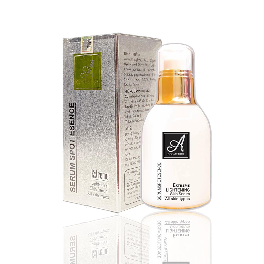 SERUM SPOT ESENCE DƯỠNG ẨM TRẮNG DA VÀ NGĂN NGỪA LÃO HÓA DA A COSMETICS