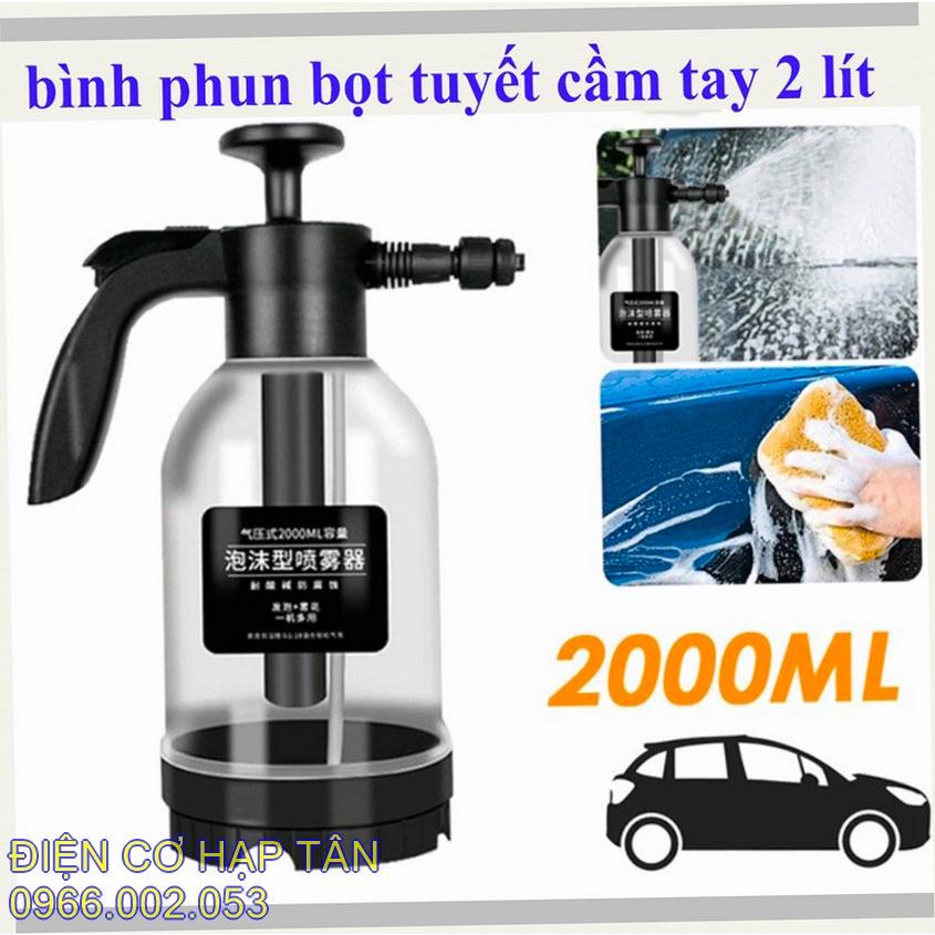 Bình xịt tạo bọt tuyết  cho xe máy và ôtô 2Lít  cầm tay