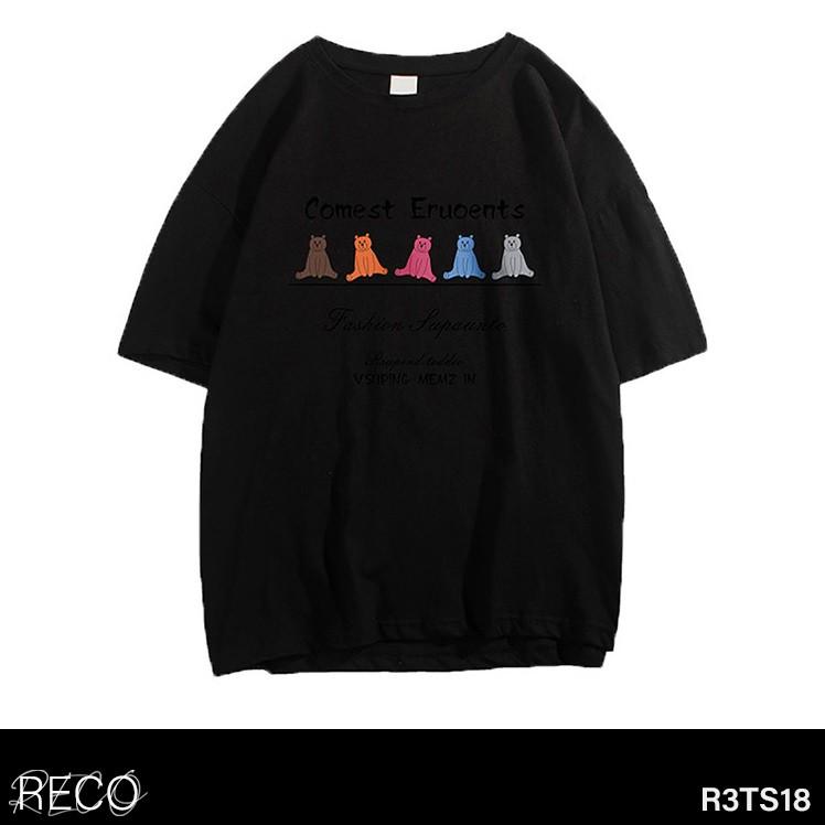 Áo thun, phông nam Hàn Quốc cao cấp dáng rộng tay lỡ T-Shirt Loose R3TS18