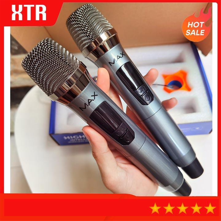 Micro Không Dây Karaoke Max 19 & Max 39, Mẫu Mới 2021, Màn Hình LED, Chống Hú Tốt, Hát Nhẹ, Sóng Mạnh, Âm Thanh Cực Hay