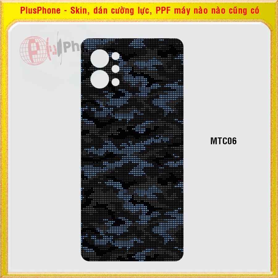 Dán Skin cho điện thoại LG Q7, Q7 Plus (Q7+), Q9, Q70, Q92 5G màu matrix camo