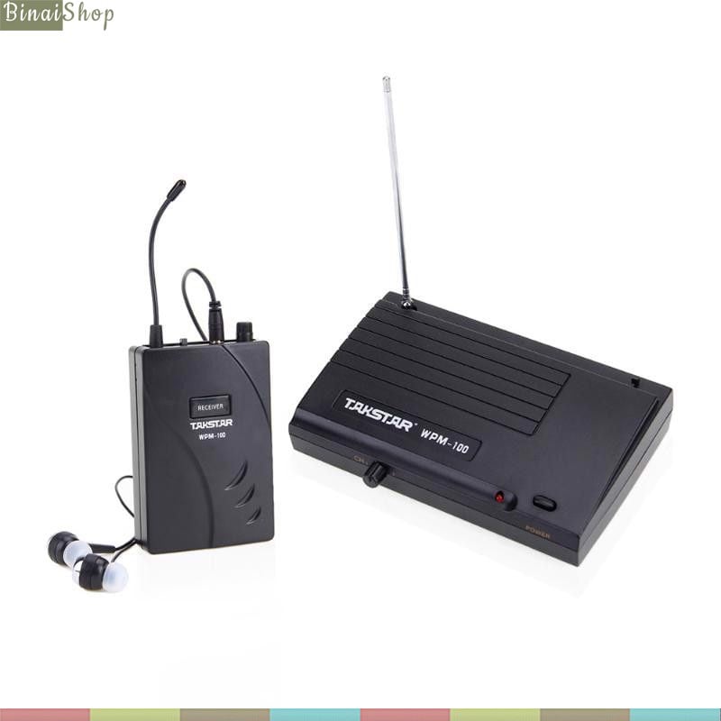 Takstar WPM-100 / WPM-200 / WPM-300 - Tai Nghe Kiểm Âm Không Dây UHF Cho Sân Khấu, Hội Trường, Phòng Thu- Hàng chính hãng