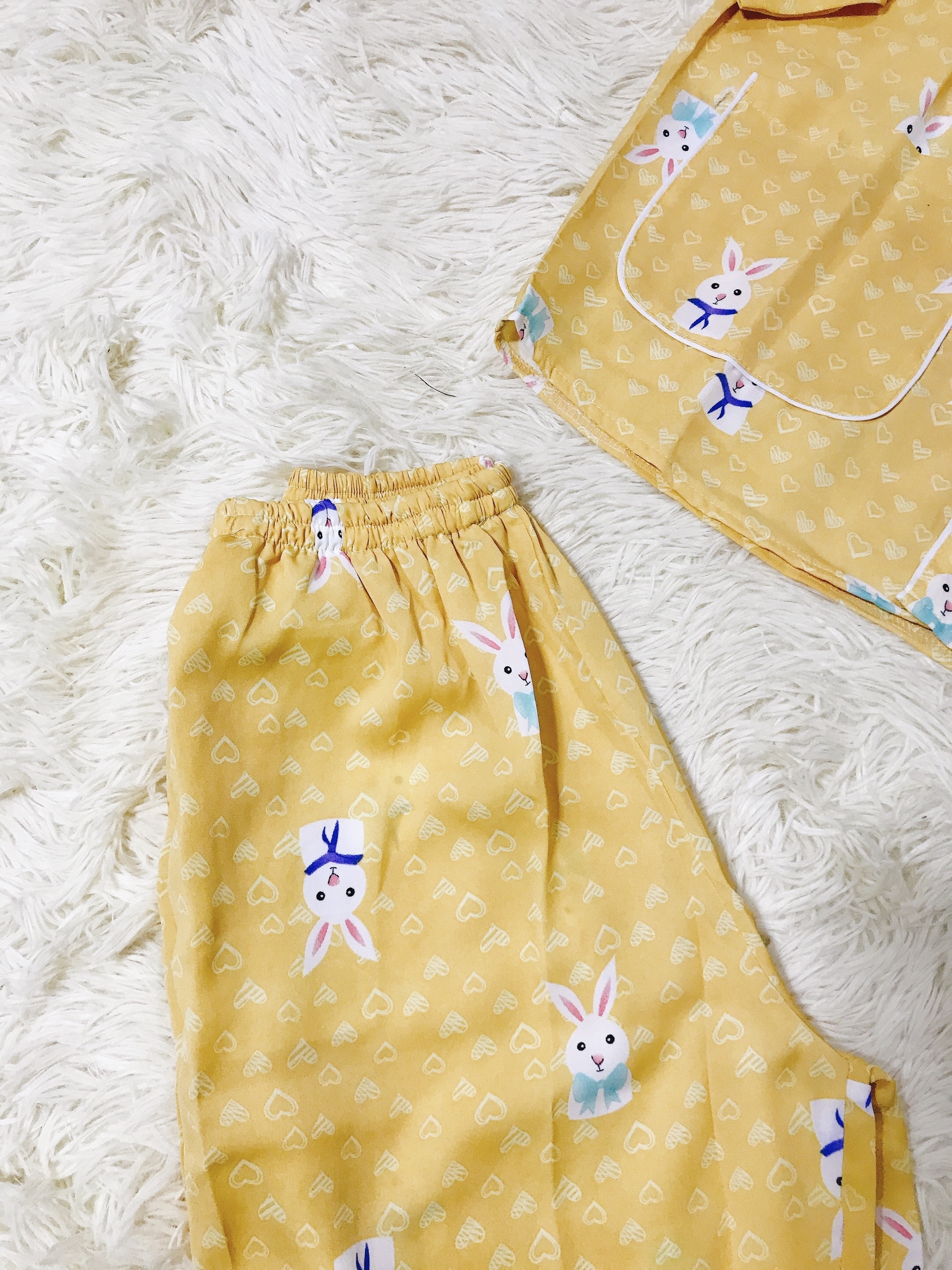 Đồ Bộ Mặc Nhà Pijama Nữ Dài Tay