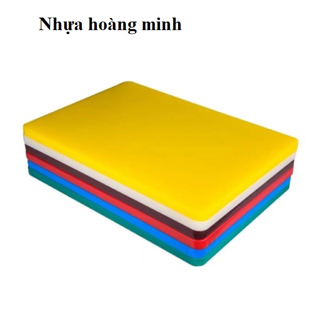 Thớt nhựa 7 màu kháng khuẩn 33x48x3cm