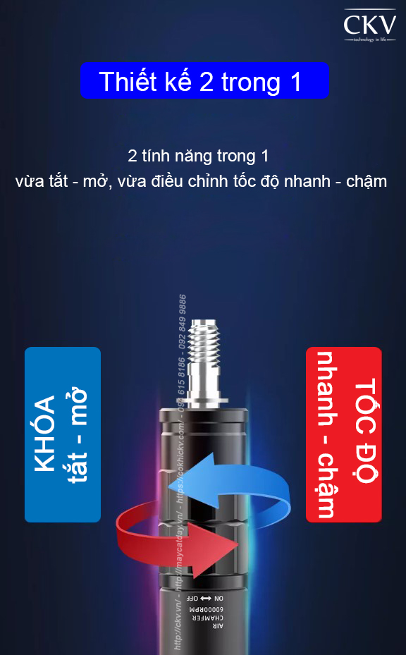 Bút vát mép cầm tay mini hiện đại model mới CKV-AX207S