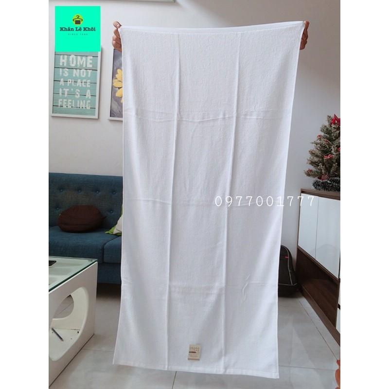 Khăn tắm khách sạn size lớn Phong Phú 100% cotton - 70x140cm (Trơn, không logo, không chữ