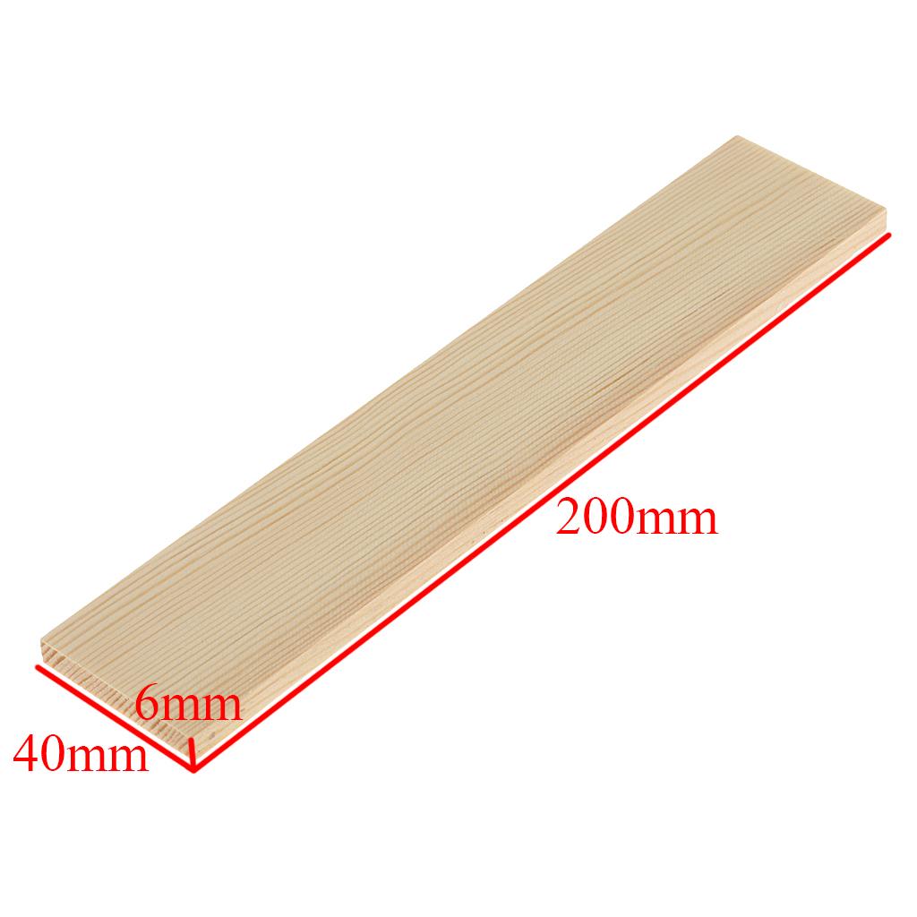 20x Smooth Unfinished Wood Slices Crafting Pieces for Modelling Material