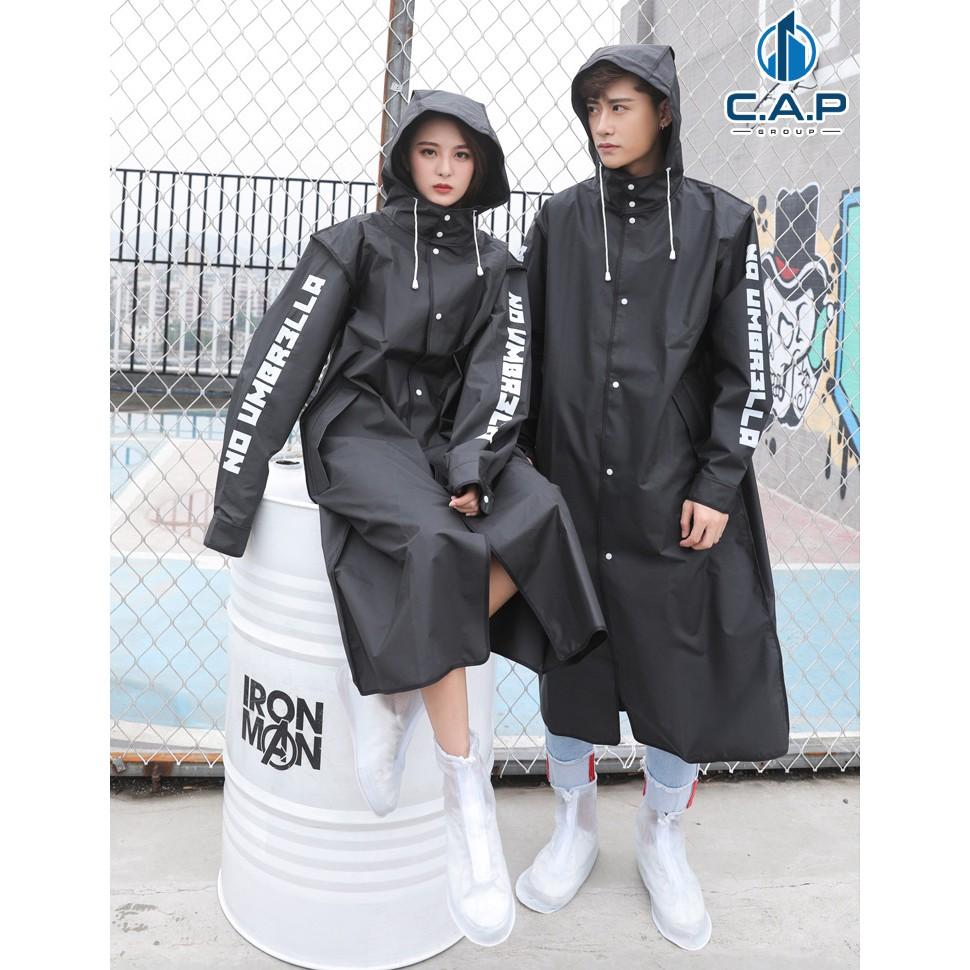 Áo mưa Măng tô nam và nữ Thời trang Hàn Quốc chống mưa không thấm nước chống gió lạnh - CN1II0
