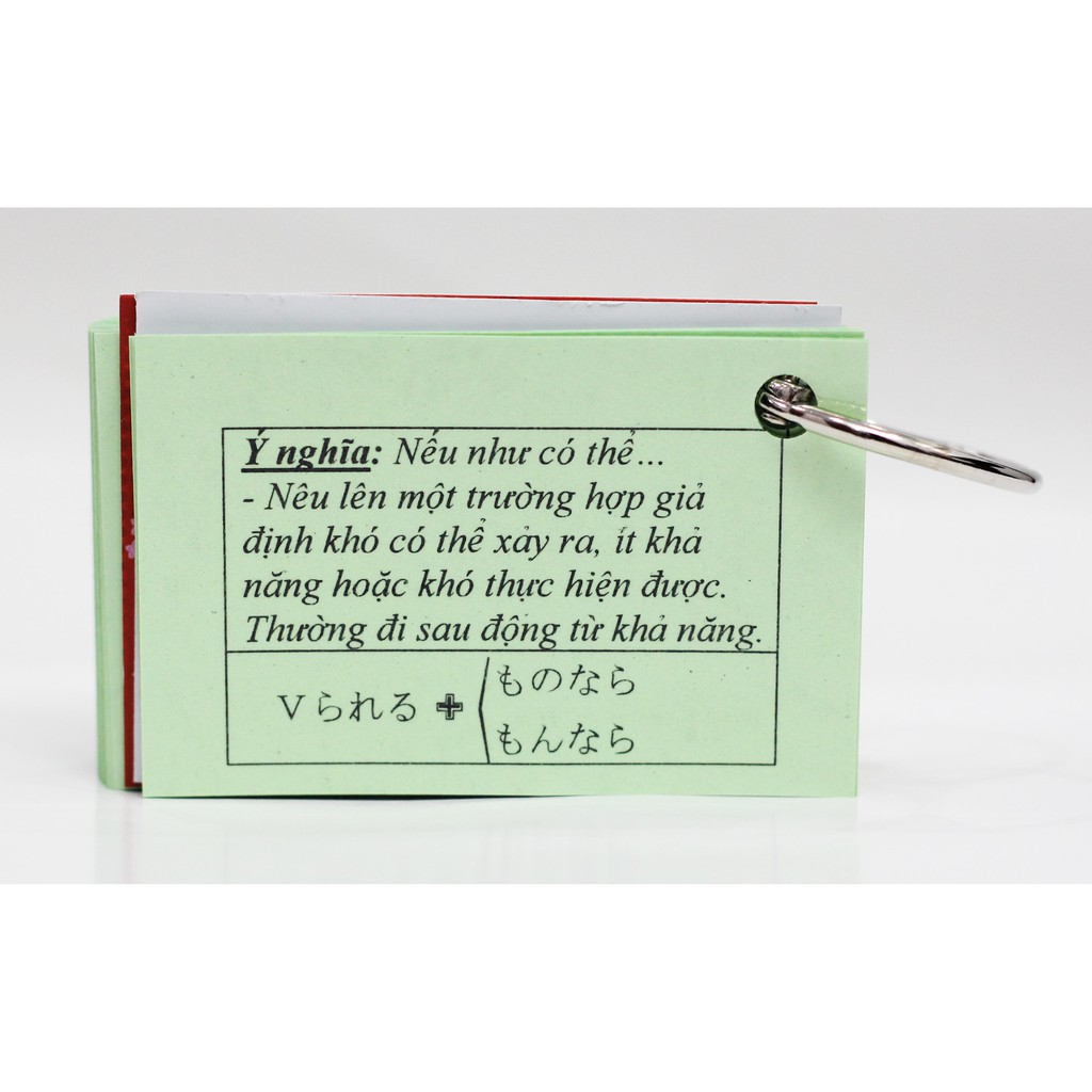 Flashcard Thẻ học tiếng Nhật JLPT N2 (Từ vựng, ngữ pháp, Hán tự)